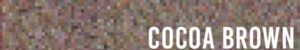 Cocoa Brown Color Sample